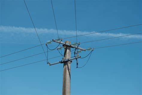 Electric Pole And Wires Free Stock Photo - Public Domain Pictures