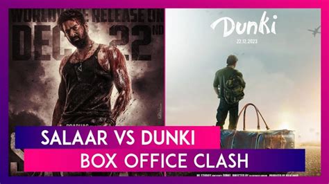 Prabhas’ Film Salaar To Clash With Shah Rukh Khan’s Dunki On December ...