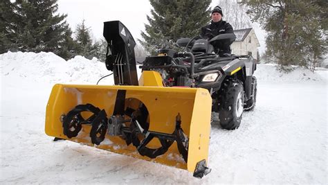 ATV Snowblower Attachment Reviews - The Homey Space