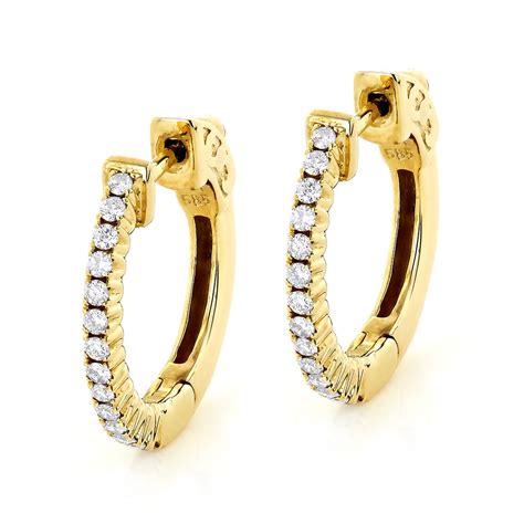 Diamond Earring 0.36ct in 14K Gold - Diamond Earrings - Diamond Jewelry