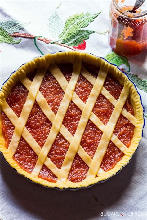 Quince Jam Tart (Crostata con Marmellata di Mele Cotogne) - SugarLoveSpices