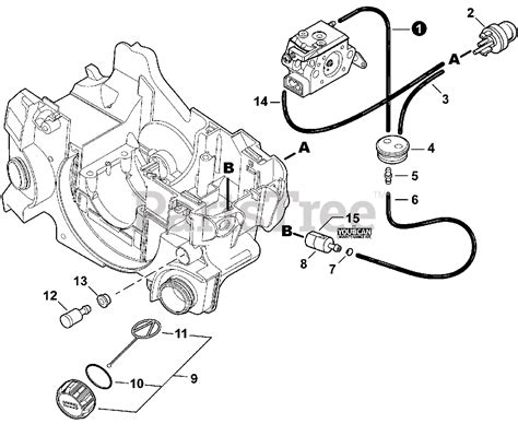 Echo CS-310 - Echo Chainsaw (SN: C67915001001 - C67915999999) Fuel ...