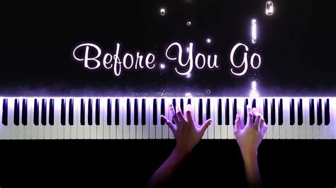 Lewis Capaldi - Before You Go | Piano Cover with Strings (with Lyrics & PIANO SHEET) Chords ...