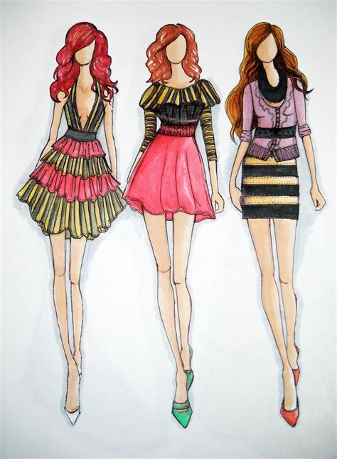 fashion sketches | Fashionista art | Pinterest