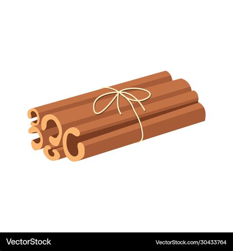 Cinnamon sticks Royalty Free Vector Image - VectorStock