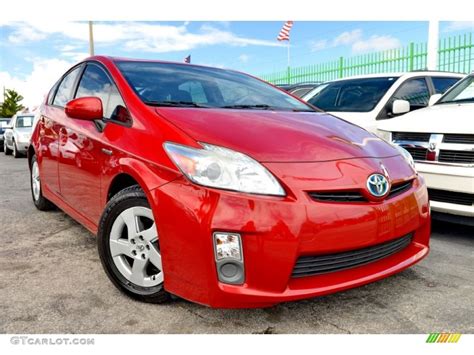 2010 Barcelona Red Metallic Toyota Prius Hybrid II #104323051 Photo #13 ...