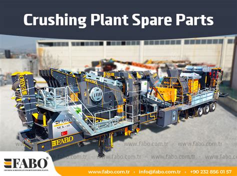 Crushing Plant Spare Parts - Crushing Plant Spare Parts Prices - Fabo