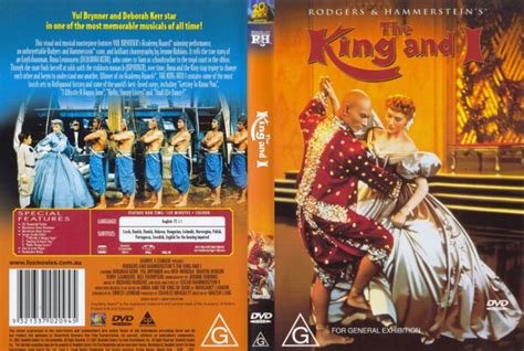 The King and I (1956) WS R4 - Movie DVD - CD Label, DVD Cover, Front Cover