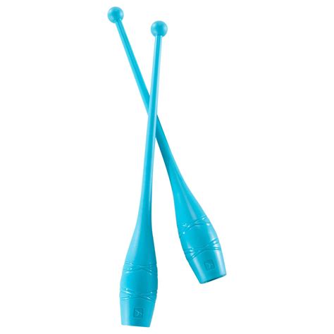 Rhythmic Gymnastics Clubs 42cm - Turquoise | Domyos by Decathlon