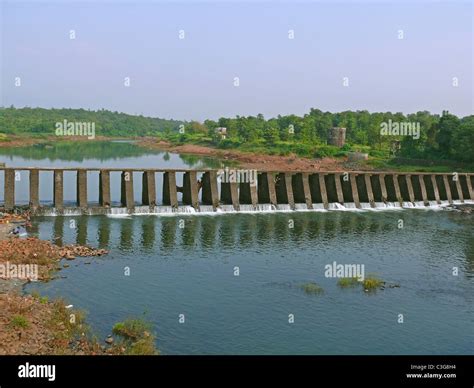 Dam On Jagbudi River, Khed, Ratnagiri, Maharashtra, India Stock Photo - Alamy