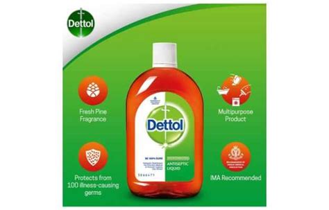 Dettol Antiseptic Liquid 60ml: Uses, Price, Dosage, Side Effects ...