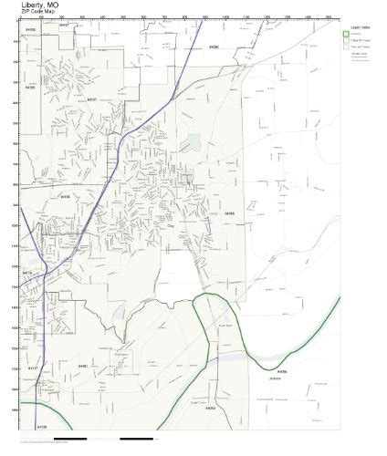 Liberty Mo Zip Code Map - Draw A Topographic Map