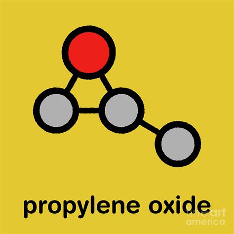 Propylene Oxide Molecule Photograph by Molekuul/science Photo Library ...