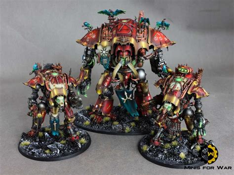 40k - Chaos Knights - Minis For War Painting Studio