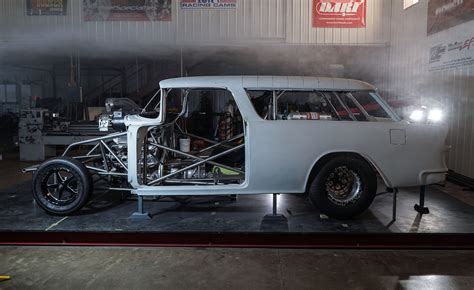 Watch: Tom Bailey Unveils New 'Sickness' '55 Chevy Nomad Gasser Build ...