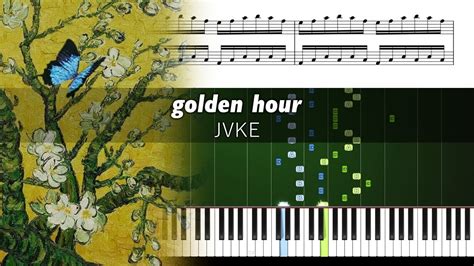 JVKE - golden hour - ACCURATE Piano Tutorial + SHEETS - YouTube