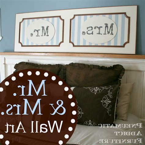 15 Inspirations Mr and Mrs Wall Art