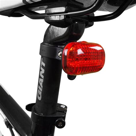 BV Bike Lights, Super Bright with 5 LED Bike Headlight & 3 LED Rear ...