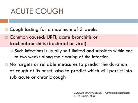 PPT - Approach to Cough PowerPoint Presentation, free download - ID:1913557