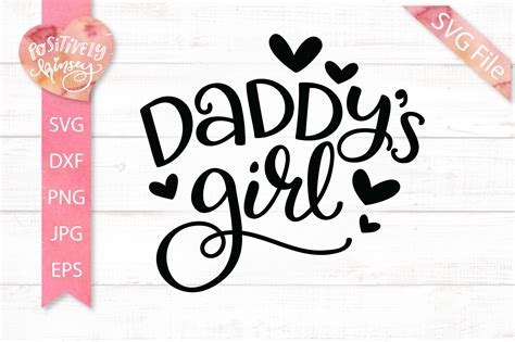 Drawing & Illustration Art & Collectibles Daddy's little girl svg and ...