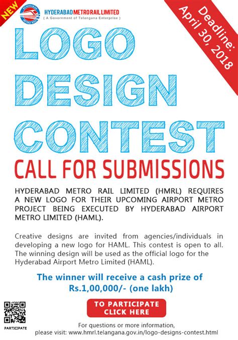 Hyderabad Airport Metro Rail Logo Design Contest [Prize Worth Rs. 1L]: Submit by April 30 ...