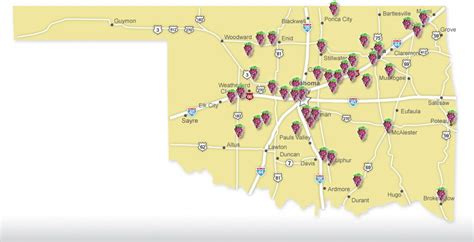 Oklahoma Map | TravelOK.com - Oklahoma's Official Travel & Tourism Site ...