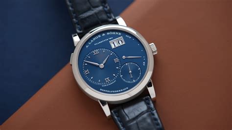 Lange 1 'Blue Series' 191.028 White Gold - Ticking Way