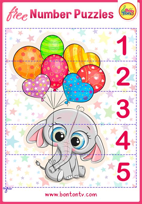 FREE Number Puzzles - Preschool Printables for Kids - Learning Numbers, Counting 1-10 - Fun Math ...