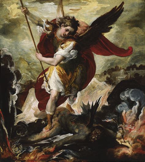 Saint Michael Vanquishing Satan posters & prints by Francesco Maffei