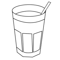 Orange Juice Coloring Page for Kids - Free Drinks Printable Coloring ...