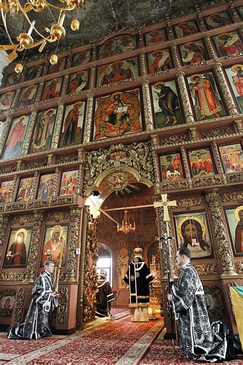 Icons adorn the walls inside a Russian Orthodox church. | Cathedrals, Temples, & More ...