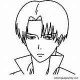 Levi Ackerman Coloring Pages Printable For Free Download sketch template