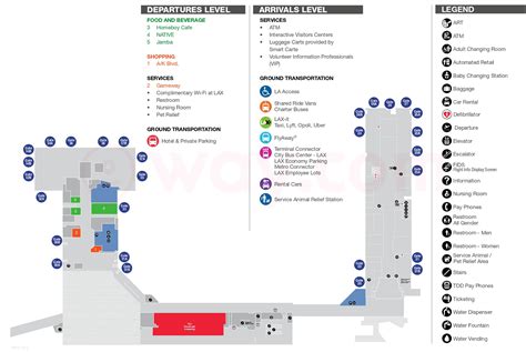 LAX Terminal 3 - Delta Terminal LAX – Check Terminal 3 Map