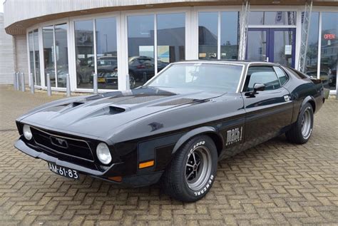 1971 Black Mustang Mach 1 | Mustang cars, Ford mustang, Vintage muscle cars