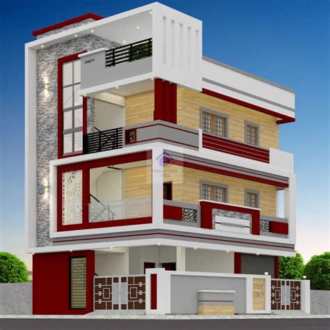 Modern House Plan and Elevation | House Design | Front Elevation ...