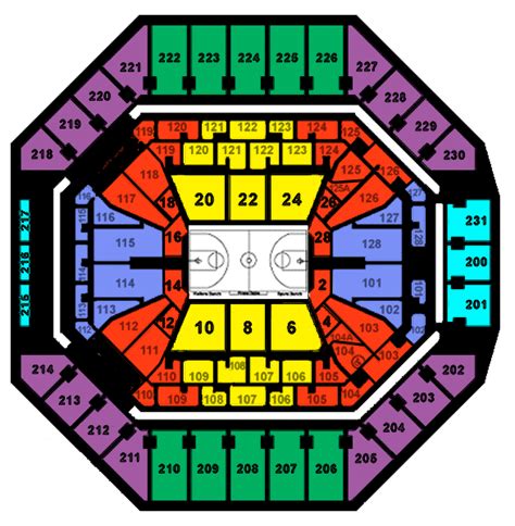 At T Center San Antonio Seating Chart | Brokeasshome.com