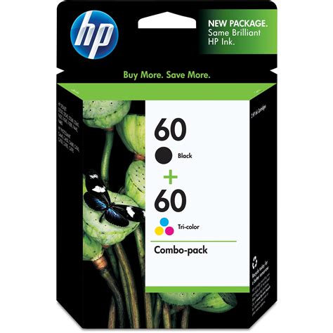 HP 60 Ink Cartridges - Black, Tri-color, 2 Cartridges (N9H63FN) - Walmart.com - Walmart.com