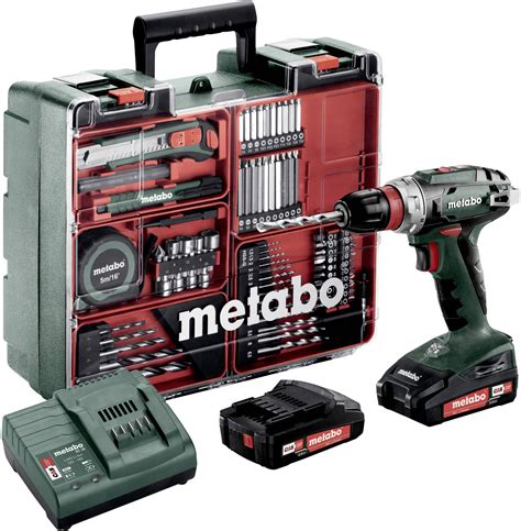 METABO Batterie-Électrique BS 18 LT 2 batteries 17tlg MAKITA BIT-SET ...