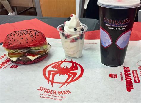 Burger King's New "Spider-Verse" Whopper and Sundae Taste Test