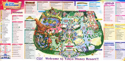 Tokyo Disneyland - 2008 Park Map