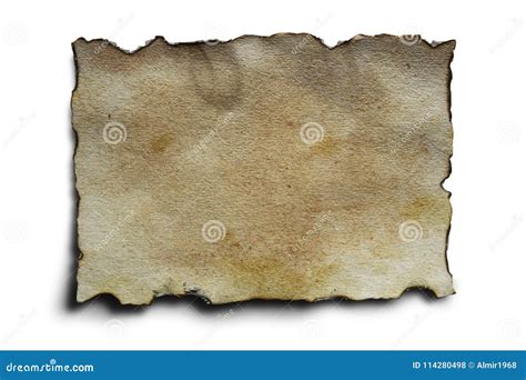 Old Parchment Paper stock photo. Image of shabby, rough - 114280498