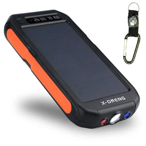 500000mAh Sport Solar Charger power bank Li polymer battery waterproof dustproof portable ...