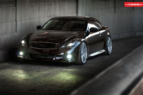 Stanced out Infiniti G37 Coupe Sitting Low on Custom Wheels — CARiD.com ...