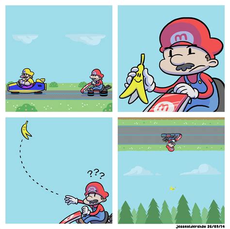 A silly Mario Kart comic I drew. Enjoy! : mariokart