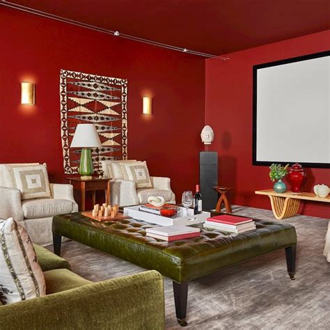 Bold Red Paint Color For Walls - Interiors By Color