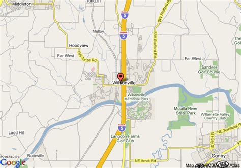 Map of Wilsonville Inn And Suites, Wilsonville