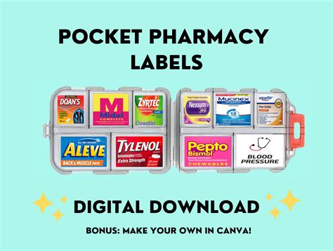 Pocket Pharmacy Template - Printable Word Searches