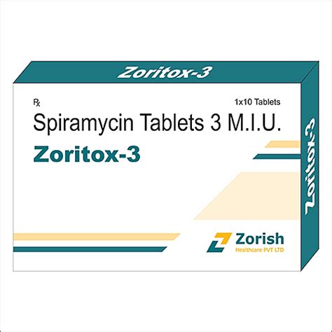 Spiramycin Tablets Manufacturer,Exporter,Supplier from Ahmedabad