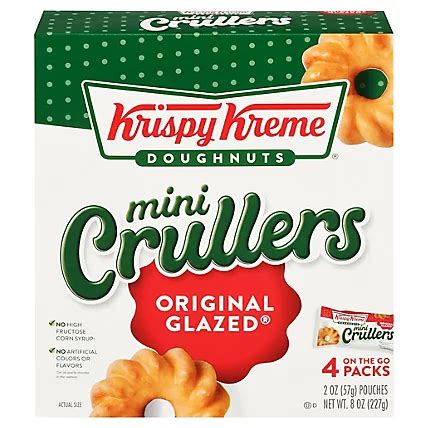 Krispy Kreme Original Glazed Mini Crullers - 8 OZ - Vons