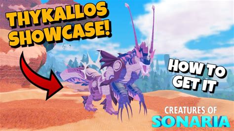 NEW CREATURE! Thykallos SHOWCASE! | Creatures of Sonaria - YouTube